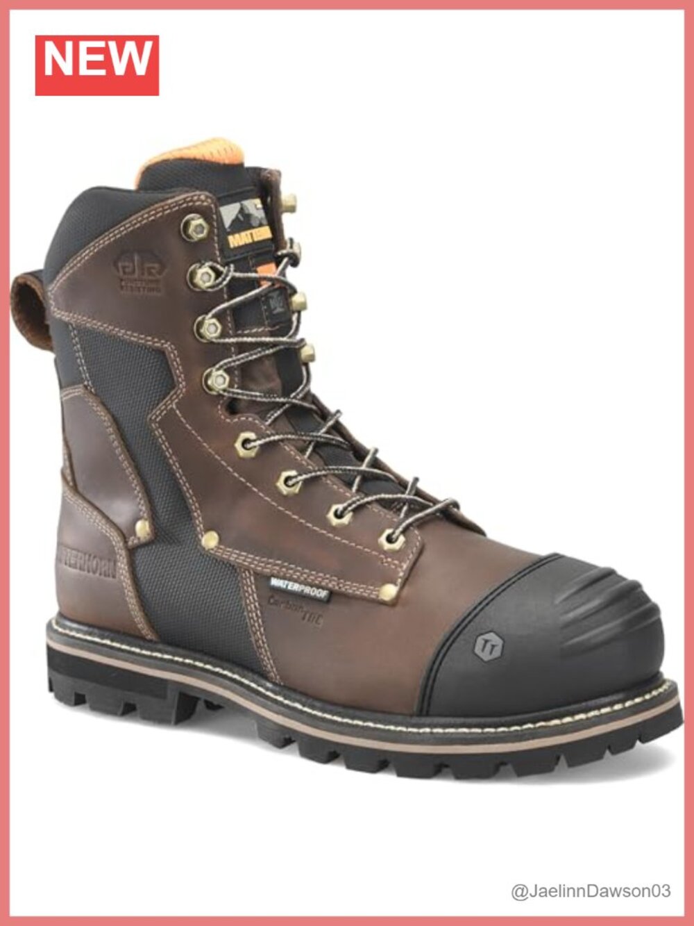 I-Beam 8" Met Guard Carbon Composite Toe Waterproof Work Boot